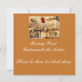 Invitation Il est derrière vous ! (Dos)