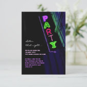 Invitation IL est ÉLECTRIQUE !  Carte- de réponse de sweet (Debout devant)