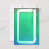 Invitation IL est ÉLECTRIQUE !  Carte- de réponse de sweet (Dos)