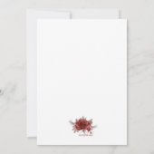 Invitation Il est presque temps autour de la Fête des mariées (Dos)