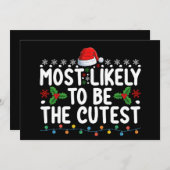 Invitation Il Est Probable Que Ce Soit La Famille La Plus Cut (Devant / Derrière)