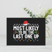 Invitation Il Est Probable Que Ce Soit Le Dernier De Noël (Debout devant)