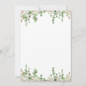 Invitation Il Est Ressuscité Chrétien Pâques (Dos)