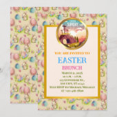 Invitation Il est ressuscité et célébration du dimanche de la (Devant / Derrière)