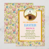 Invitation Il est ressuscité et célébration du dimanche de la (Devant / Derrière)