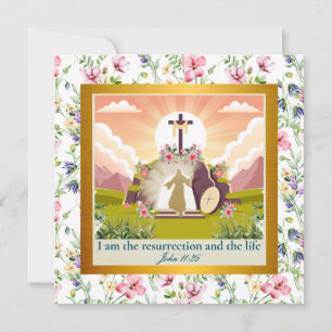 Invitation Il est ressuscité et célébration du dimanche de la