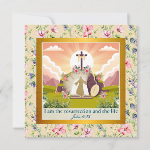 Invitation Il est ressuscité et célébration du dimanche de la