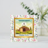 Invitation Il est ressuscité et célébration du dimanche de la (Debout devant)