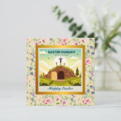 Invitation Il est ressuscité et célébration du dimanche de la (Debout devant)