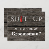 Invitation Il est temps d'adapter Black Chalk Board Red Crava (Devant / Derrière)