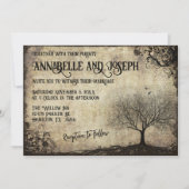 Invitation Il est temps de développer des racines Arbre maria (Devant)