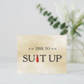 Invitation Il est temps de répondre à l'Arrière - plan Red Cr (Debout devant)