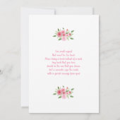 Invitation Il est temps de thé avec maman pour être fille bab (Dos)