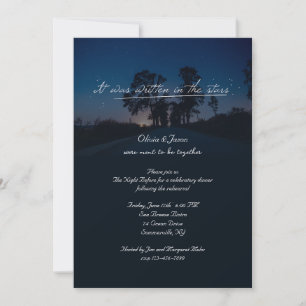 Invitation Il Était Écrit Dans Les Étoiles Dîner De Répétitio