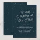 Invitation Il était écrit dans les étoiles Shower d'adoption (Devant / Derrière)