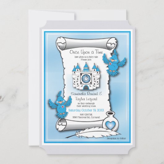 Invitation Il était une fois (Devant)