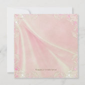 Invitation Il était une fois la princesse fête d'anniversaire (Dos)