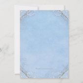 Invitation Il était une fois l'anniversaire d'une princesse (Dos)