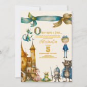 Invitation Il Était Une Fois Le Baby shower Du Château De Fai (Devant)