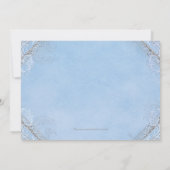 Invitation Il était une fois photo princesse anniversaire (Dos)