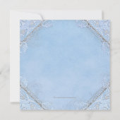 Invitation Il était une fois princesse anniversaire (Dos)