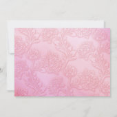 Invitation Il était une fois princesse fête d'anniversaire (Dos)