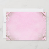 Invitation Il était une fois Princesse Photo fête d'anniversa (Dos)