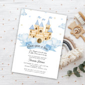 Invitation Il était une fois un château de conte de fées de t