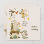 Invitation Il était une fois : Un conte de fées pour enfants (Devant / Derrière)