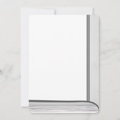 Invitation Il était une fois un livre de contes une douche à  (Dos)