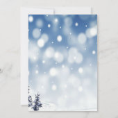 Invitation Il fait froid à l'extérieur du Baby shower des pin (Dos)