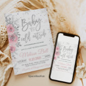 Invitation Il fait froid à l'extérieur du Baby shower d'hiver
