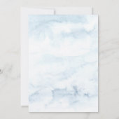 Invitation Il fait froid à l'extérieur du Baby shower foresti (Dos)