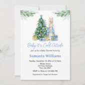 Invitation Il fait froid dans le Baby shower extérieur (Devant)