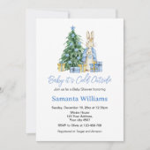 Invitation Il fait froid en dehors de l'invitation du Baby sh (Devant)