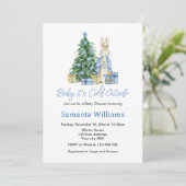 Invitation Il fait froid en dehors de l'invitation du Baby sh (Debout devant)