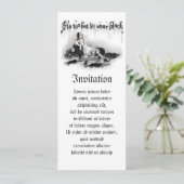 Invitation Il fait trop chaud pour porter du noir (Debout devant)