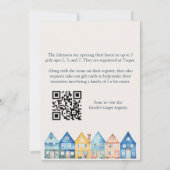 Invitation "Il faut un village" Adoption Foster Care Douche (Dos)