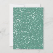 Invitation Il faut un village vacances Noël Baby shower (Dos)