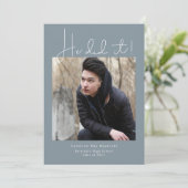 Invitation Il L'A Fait ! Photo de la fête d'obtention du dipl (Debout devant)