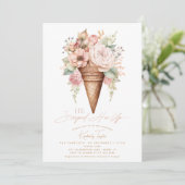 Invitation Il L'A Rangée Dans La Fête des mariées De Crème De (Debout devant)