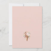 Invitation Il L'A Rangée Dans La Fête des mariées De Crème De (Dos)