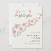Invitation Il Me Donne Des Butterfies De La Fête des mariées  (Devant)