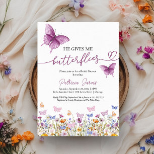 Invitation Il Me Donne Des Papillons Dans Le Ventre Baby Show