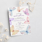 Invitation Il me donne des papillons | Fête des mariées éléga