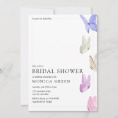 Invitation Il me donne des papillons Fête des mariées minimal (Devant)