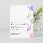 Invitation Il me donne des papillons Fête des mariées minimal (Debout devant)