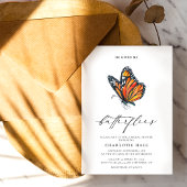 Invitation Il Me Donne Des Papillons Fête des mariées Monarqu