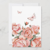 Invitation Il Me Donne Des Papillons Magique Thé Floral Douch (Dos)