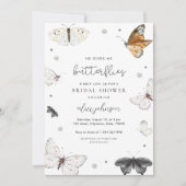 Invitation Il Me Donne Une Fête des mariées Délicate De Papil (Devant)